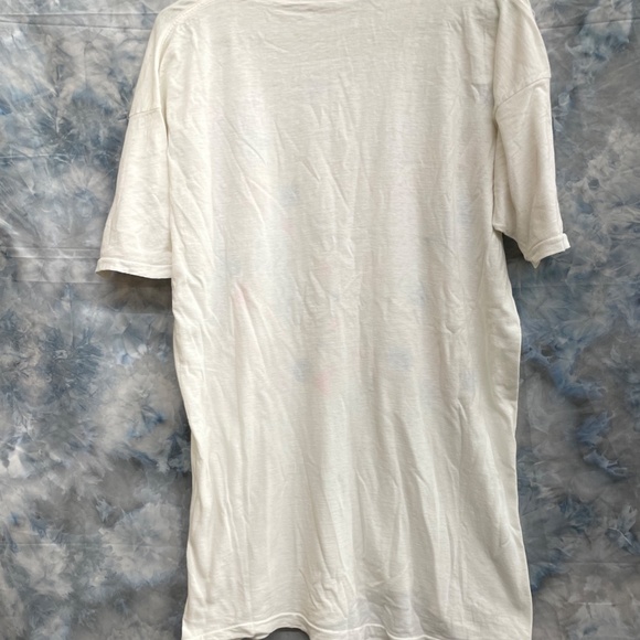 VTG Tee Art Deco Pop Top White Super Soft ONE SIZE - Picture 6 of 6